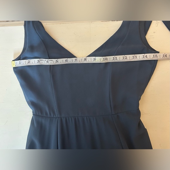 Show Me Your MuMu Slate Blue Jenn Maxi Bridesmaid Dress Sz XS Wedding Occasion - Picture 10 of 13